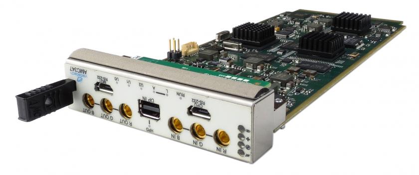 AMC347 - RGsB Video Input to H.264 Encoder and Display Port (DP) to RGsB 75 Ohms per RS-343A