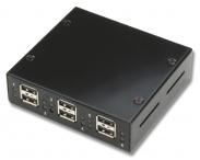 VT082 - USB 1.1 Fiber Media Converter to Copper Hub